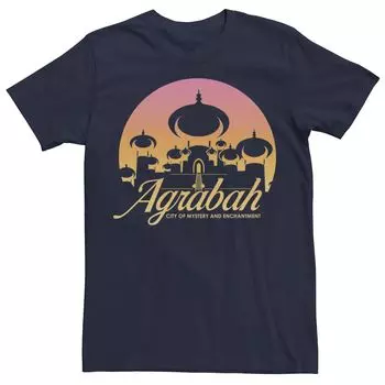 Мужская футболка Disney Aladdin Agrabah с градиентным принтом Licensed Character