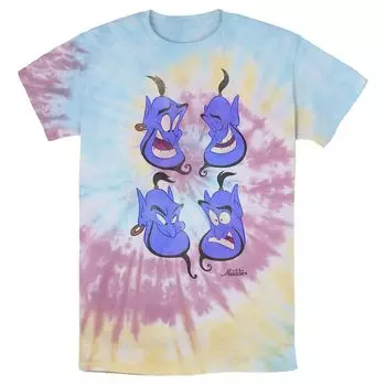 Мужская футболка Disney Aladdin Genie Expressions Bomabrd Wash Licensed Character