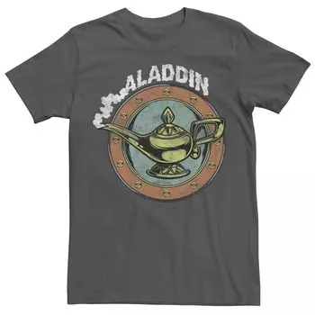 Мужская футболка Disney Aladdin Magic Lamp в форме круга с кольцами Licensed Character