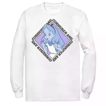 Мужская футболка Disney Alice In Wonderland Curiouser And Curiouser Box Up Licensed Character