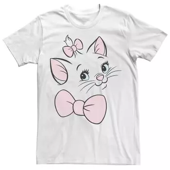 Мужская футболка Disney Aristocats Marie Cute Kitten Face Up Close Licensed Character