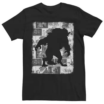 Мужская футболка Disney Beauty And The Beast Group Shot Beast In A Box Licensed Character