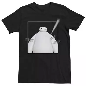 Мужская футболка Disney Big Hero 6 Baymax с проклеенной лентой Licensed Character