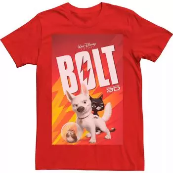 Мужская футболка Disney Bolt Poster Licensed Character