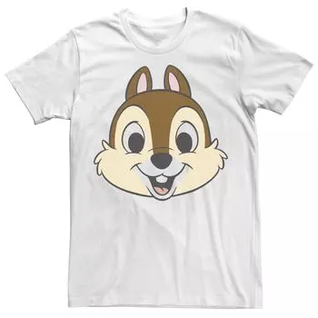 Мужская футболка Disney Chip And Dale Chip с прозрачными щеками Licensed Character