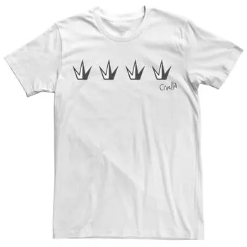 Мужская футболка Disney Cruella Crown Line Up Licensed Character