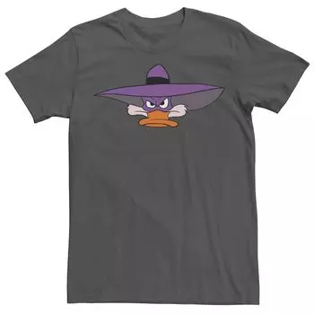 Мужская футболка Disney Darkwing Duck с большим лицом Licensed Character