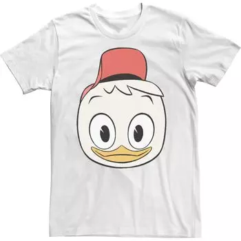 Мужская футболка Disney DuckTales Huey с большим лицом Licensed Character