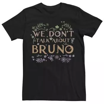 Мужская футболка Disney Encanto Flowers We Don't Talk About Bruno Licensed Character