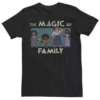 Мужская футболка Disney Encanto The Maic Of Family с групповым портретом Licensed Character