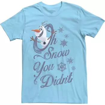 Мужская футболка Disney Frozen Olaf Oh Snow You Didn't Didt Licensed Character
