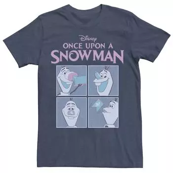 Мужская футболка Disney Frozen Olaf Once Upon A Snowman