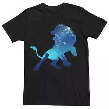 Мужская футболка Disney King Lion King Simba Night Sky Silhouette Licensed Character