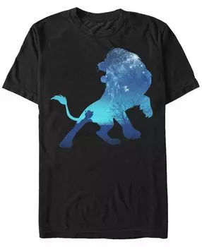Мужская футболка Disney King Lion Simba Sky Silhouette с коротким рукавом Fifth Sun
