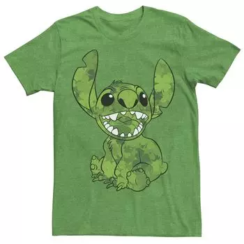 Мужская футболка Disney Lilo & Stitch с наполнителем Stitch Clover Stitch Stitch Licensed Character