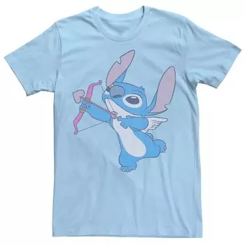 Мужская футболка Disney Lilo & Stitch Stitch Cupid ко Дню святого Валентина Licensed Character