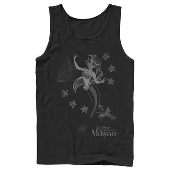 Мужская футболка Disney Little Mermaid Ariel Sebastian Under The Sea Tank Licensed Character