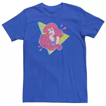 Мужская футболка Disney Little Mermaid Ariel в стиле ретро 80-х Licensed Character