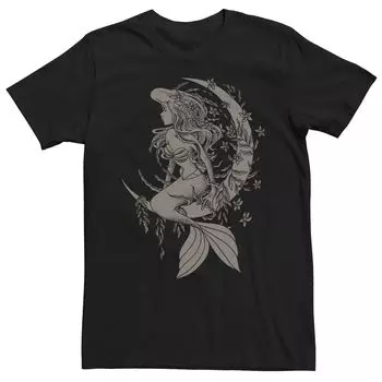 Мужская футболка Disney Little Mermaid Ariel в стиле татуировки Licensed Character