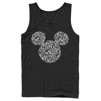 Мужская футболка Disney Mickey and Friends Mickey Icons Fill Tank Licensed Character