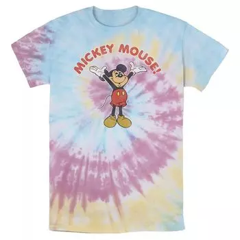 Мужская футболка Disney Mickey And Friends Mickey Retro Bomabrd Wash Licensed Character