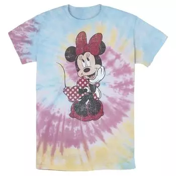 Мужская футболка Disney Mickey and Friends Minnie Mouse Shy Vintage Bomabrd Wash Licensed Character
