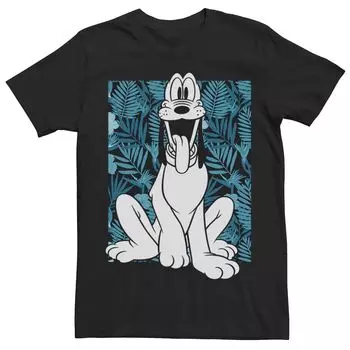 Мужская футболка Disney Mickey And Friends Pluto Tropical Licensed Character