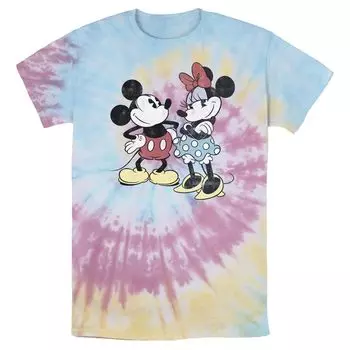 Мужская футболка Disney Mickey And Minnie Retro Friends Licensed Character