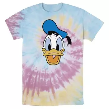 Мужская футболка Disney Mickey & Friends Donald с большим мылом для лица Licensed Character