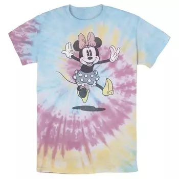 Мужская футболка Disney Mickey Jumping Minnie Wash Licensed Character