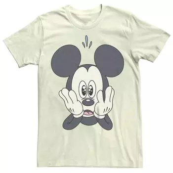 Мужская футболка Disney Mickey Mouse Amazed Face Licensed Character