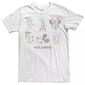 Мужская футболка Disney Mickey Mouse & Friends # Classic Portrait Licensed Character