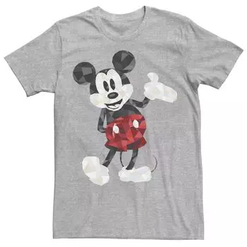 Мужская футболка Disney Mickey Mouse из полиэстера с Микки Маусом и портретом Licensed Character