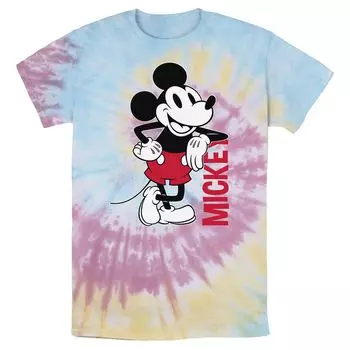 Мужская футболка Disney Mickey Mouse Vintage Mickey Outline Wash Tee Licensed Character