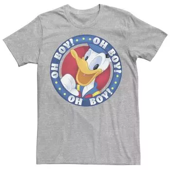 Мужская футболка Disney «Микки и друзья Дональд Дак Oh Boy Oh Boy Oh Boy» Licensed Character