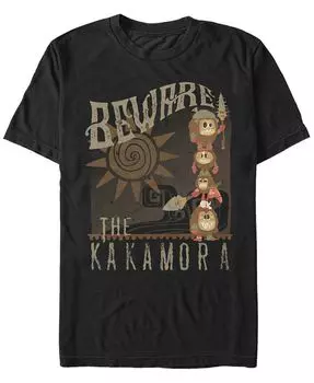 Мужская футболка Disney Moana Beware of the Kakamora с коротким рукавом Fifth Sun, черный