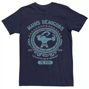 Мужская футболка Disney Moana Maui's Demigods с геометрическим логотипом Licensed Character