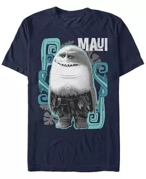 Мужская футболка disney moana maui shark с коротким рукавом Fifth Sun, синий