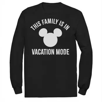 Мужская футболка Disney Park Family Is In Vacation Mode Licensed Character