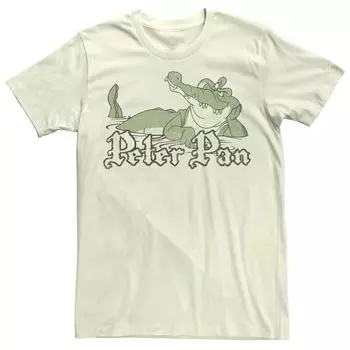 Мужская футболка Disney Peter Pan Tick Tock из крокодиловой кожи Licensed Character