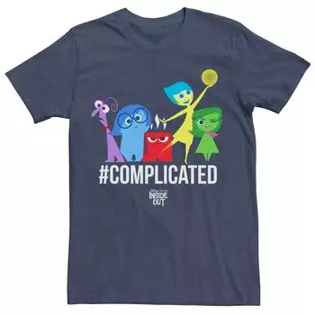 Мужская футболка Disney Pixar Inside Out с графикой сложной группы Licensed Character