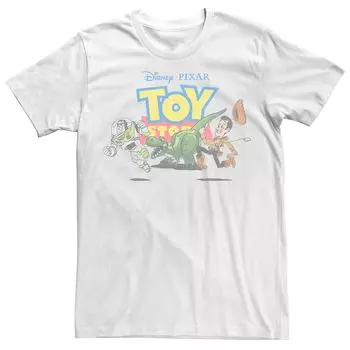 Мужская футболка Disney/Pixar «История игрушек 4» в винтажном стиле «Вуди Рекс Базз» Licensed Character