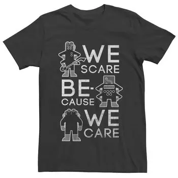 Мужская футболка Disney Pixar Monsters University CDA We Care Licensed Character