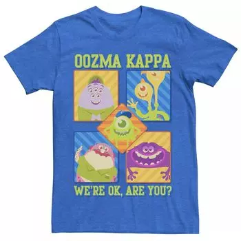 Мужская футболка Disney Pixar Monsters University Oozma Kappa Cartoon Group Licensed Character