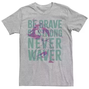 Мужская футболка Disney Raya And The Last Dragon Never Waver с текстовым наложением