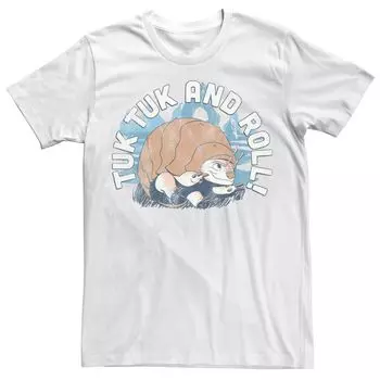 Мужская футболка Disney Raya And The Last Dragon Tuk Tuk And Roll Licensed Character