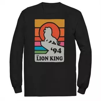 Мужская футболка Disney Roar с длинными рукавами Vintage Pride '94 Rainbow Roar Licensed Character