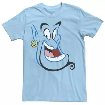Мужская футболка Disney's Aladdin Genie Face, цвет Light Blue