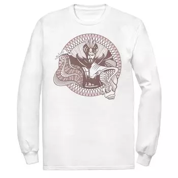 Мужская футболка Disney's Aladdin Jafar с длинными рукавами и рисунком