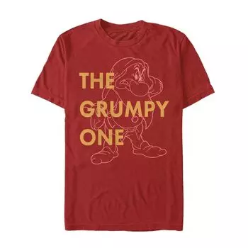 Мужская футболка Disney's «Белоснежка и семь гномов» Grumpy Dwarf Licensed Character
